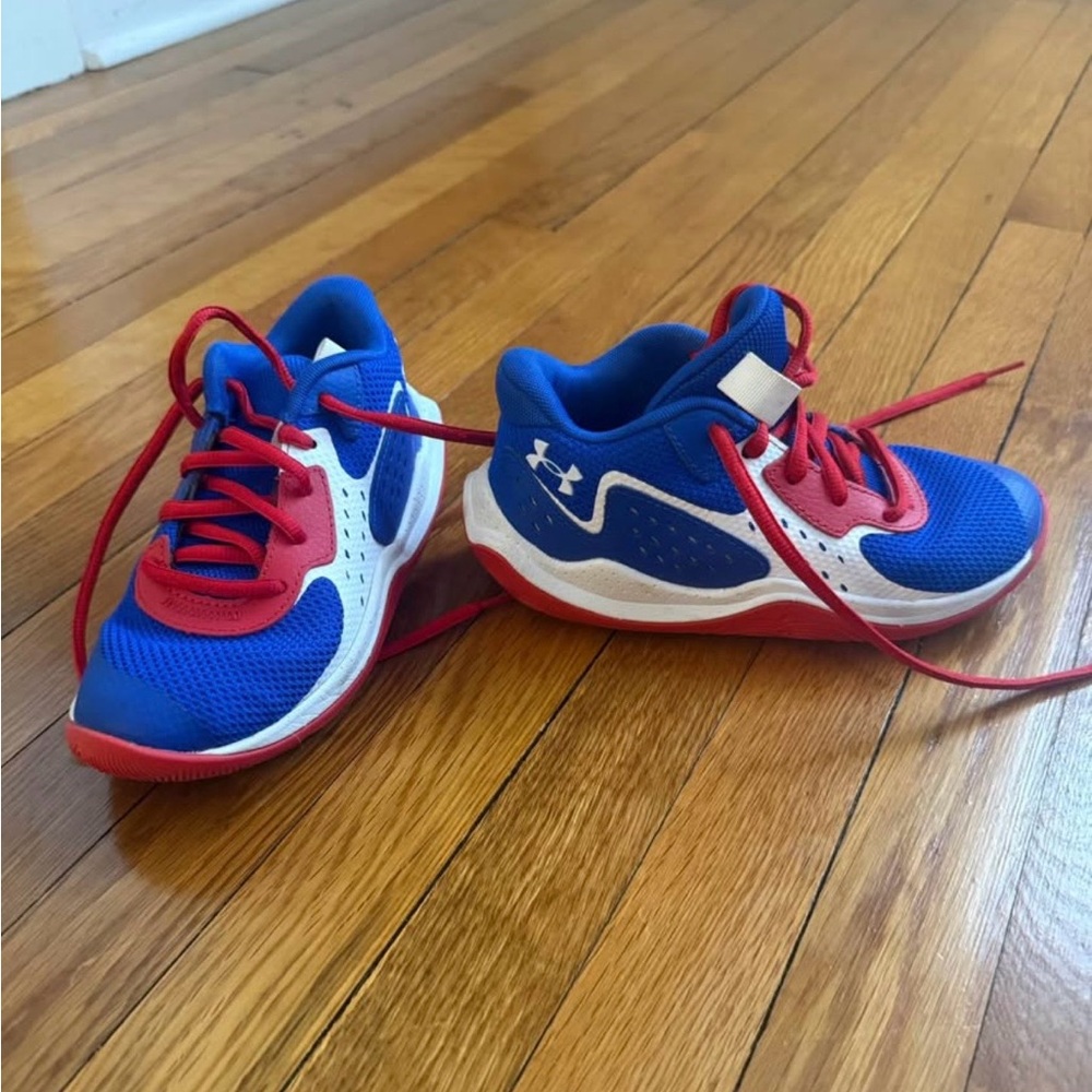 Under Armour Kids' Red and Blue Sneakers
